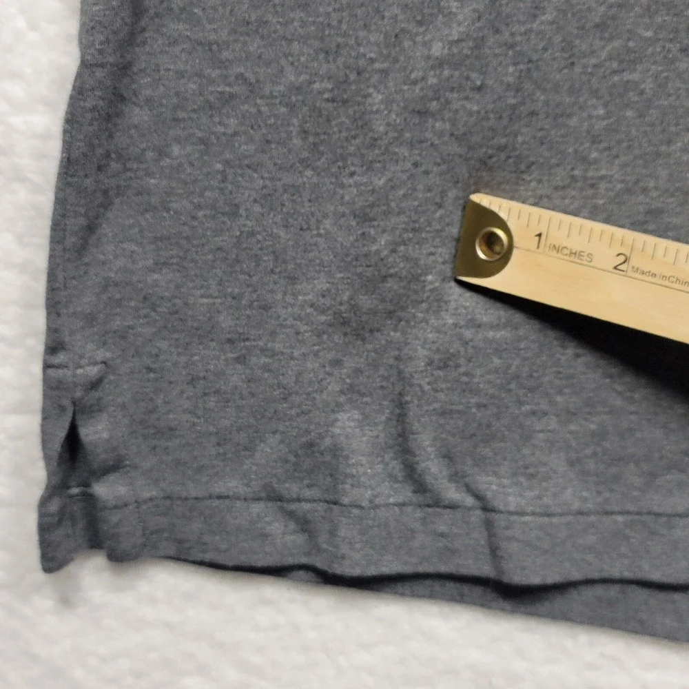Polo Ralph Lauren Gray Classic Polo Shirt Long Sleeve Polo Horse Logo